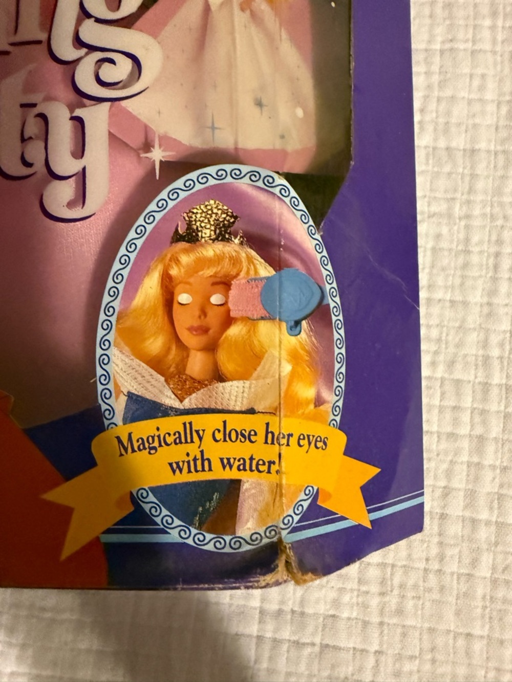 Disney ORIGINAL Classic "Sleeping Beauty” NRFB 1991 Vintage Mattel Pink Dress - Picture 6 of 16